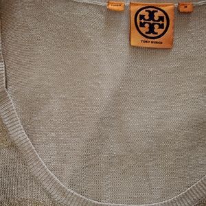 Tory Burch knit sleeveless gold blouse